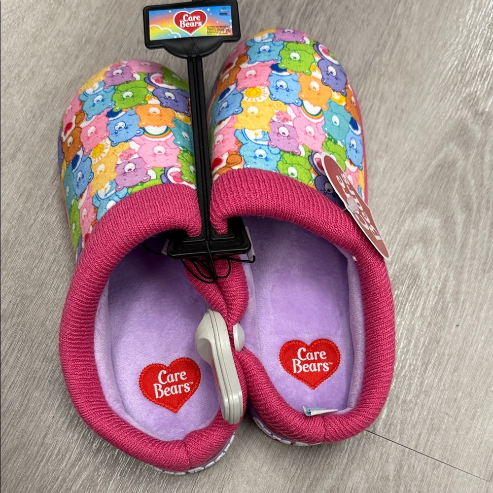 Care Bears Kids Slippers - Pink and Colorful